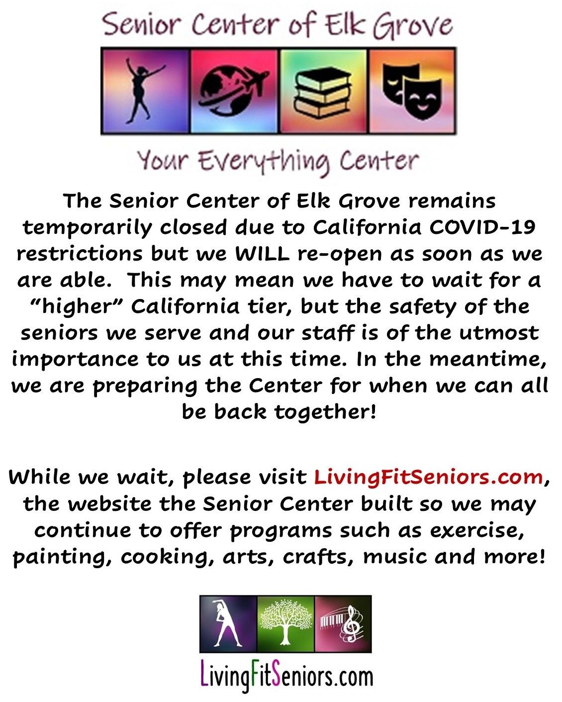 About Us Senior Center of Elk Grove